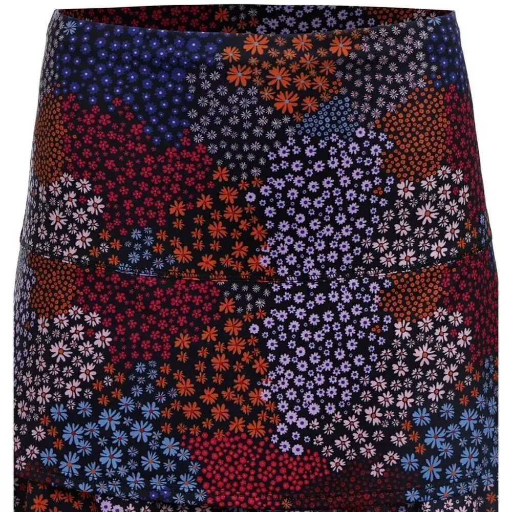 NWT New Redbelly Flip Skort Wildflower Pattern. Medium Pickleball/Athleisure